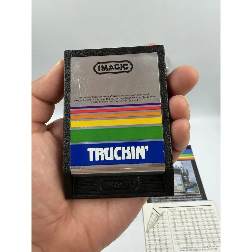 Truckin Intellivision iMagic 1983 Complete CIB